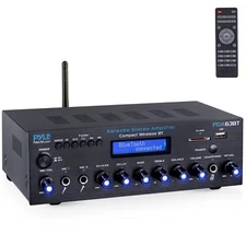 	Pyle Wireless BT Stereo Amplifier - Multi Channel 200 Watt Power Home Audio	