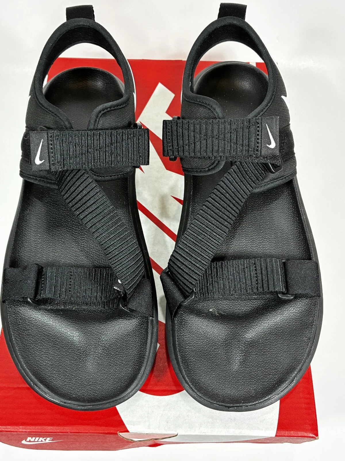 sandali nike vista na nero bianco nero DJ6606 001 uomo taglia 12.con scatola