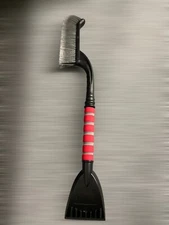 Snow Brush With Ice Scrapers For Auto Windshield.