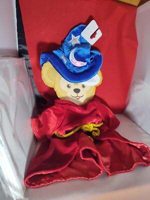 Build A Bear  Fantasia Sorcerer Duffy The Bear  Wizard Robe Hat Rare Lights Up