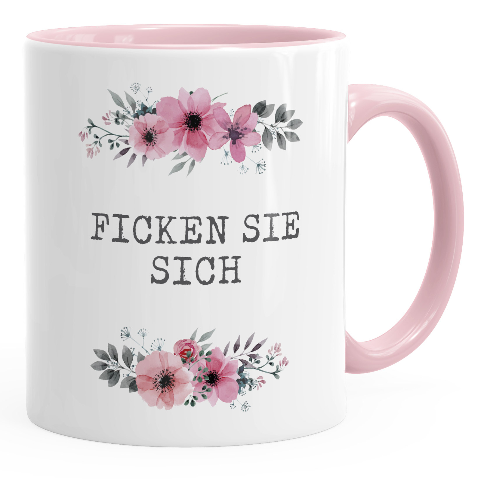 Чашка Я ненавижу Людей Я ненавижу Людей Цветочные Цветы Настраиваемые 3190₽