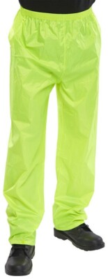 Wetterfeste Überhose - Nylon B-Dri Sat / Gelb Größe S