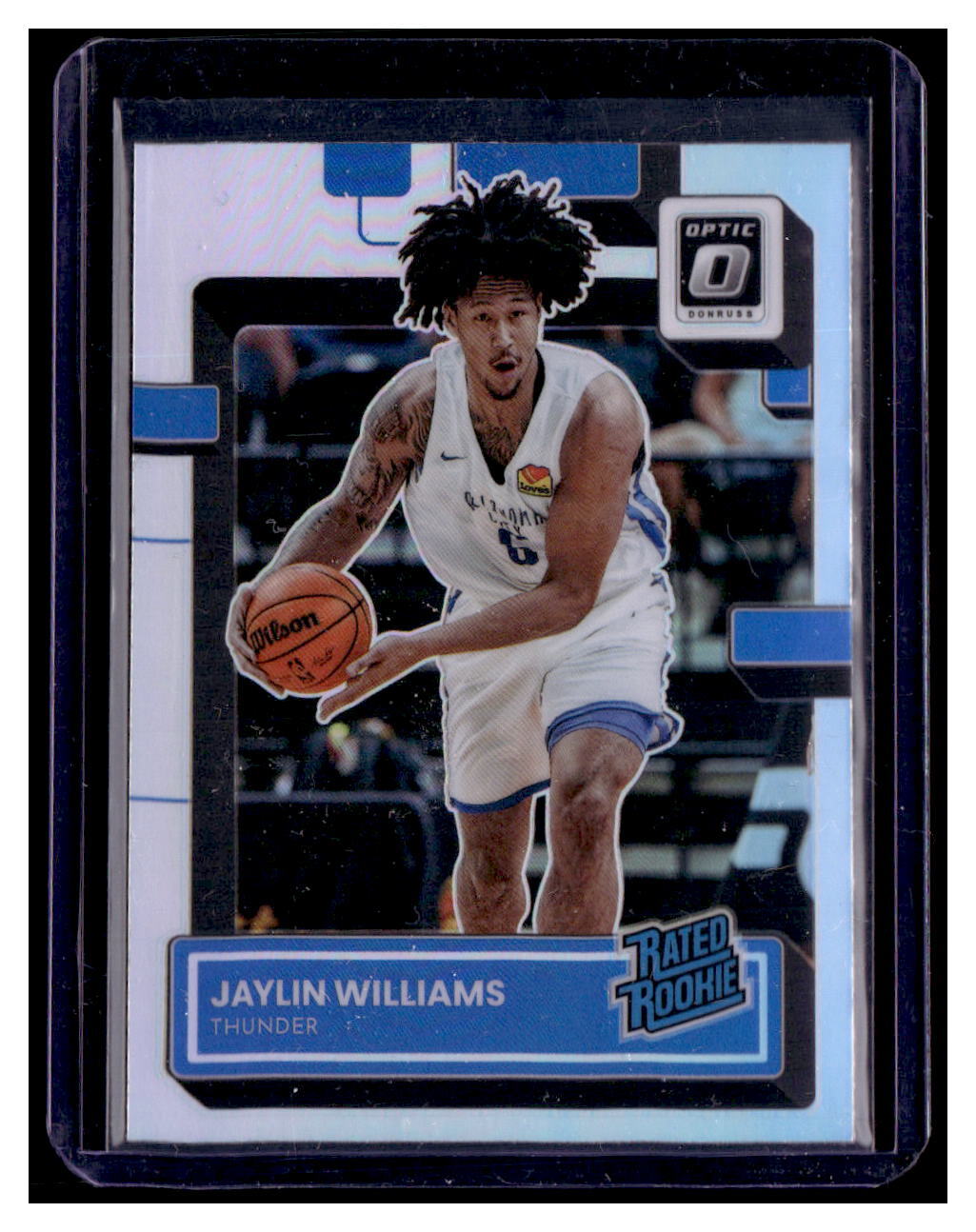 2022-23 Donruss Optic Holo #246 Jaylin Williams RR ROOKIE CARD THUNDER RC