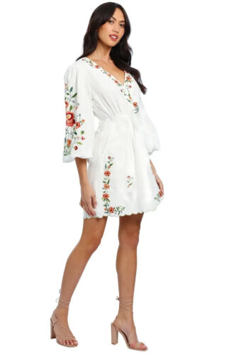MINISTRY OF STYLE Gardenia Mini Dress Pre owned Size 14 AU RRP 329 - Picture 2 of 9