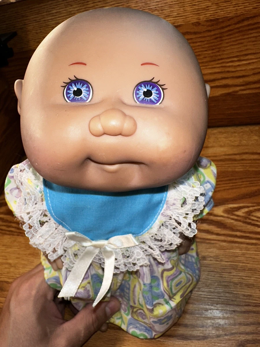 Cabbage Patch Kids Doll Rare First Edition Bald Headed Baby Purple Eyes