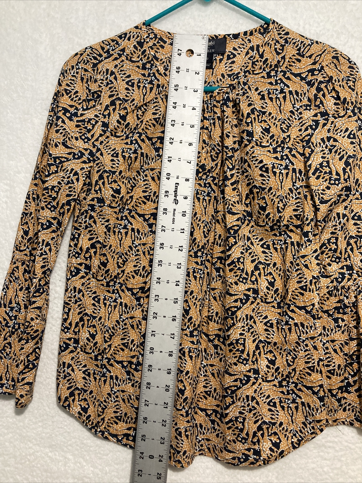 Drake’s London for J Crew Giraffe Print Size 0 Bell S… Gem