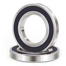 2 PCS 16008-2RS Deep Groove Ball Bearings 40x68x9mm XIKE Double Sealed