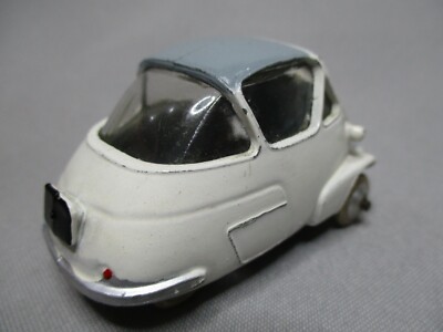 Miniature 1/43 QUIRALU Isetta Velam - Blanc Et Gris, Boîte Copie (entièrement Repeinte)