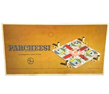 Vintage 1964 Selchow & Righter Parcheesi Game