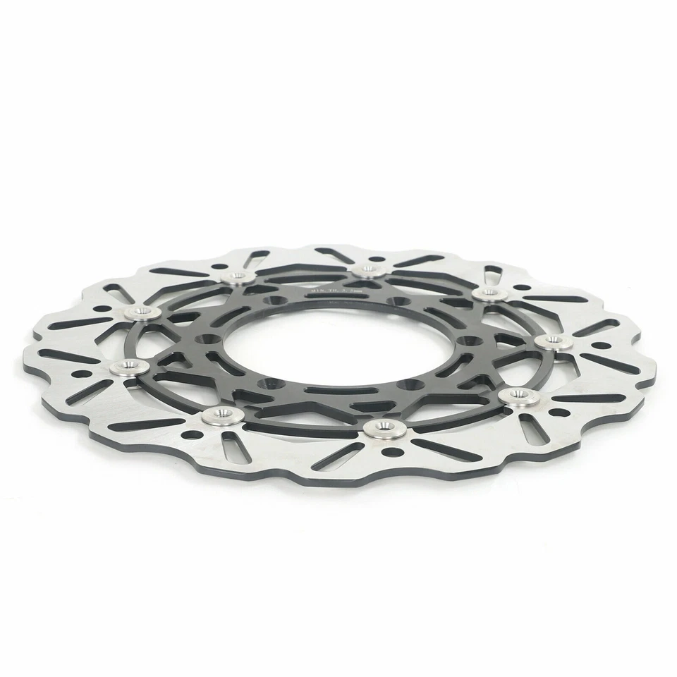 320 мм плавающий диск и задняя панель с адаптером для YAMAHA YZ250F 07-19 YZF450 2008-2019 - Изображение 3 из 4