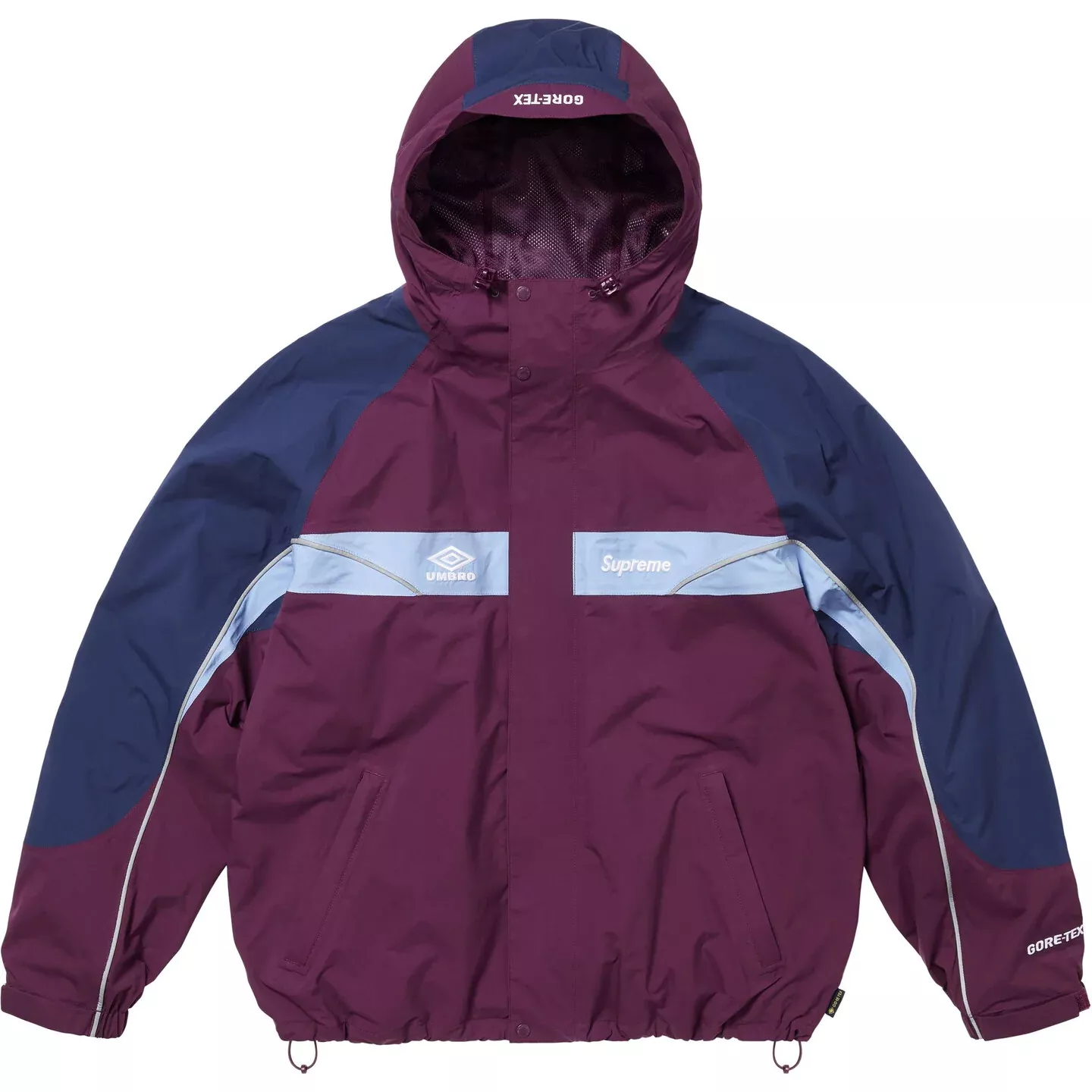 Veste à capuche Supreme Umbro GORE TEX violet foncé
