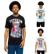 Victorious Men's Casual Future Bear Graphic Design Comfortable T-Shirt TS7456