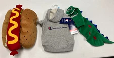 Champion Pet Dog Hoodie NWT & Hot Dog & Dragon Pet Costumes, ALL SMALL     3