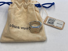 Louis Vuitton M62488 Signet Ring Silver-Tone Metal, Size Large 9.5