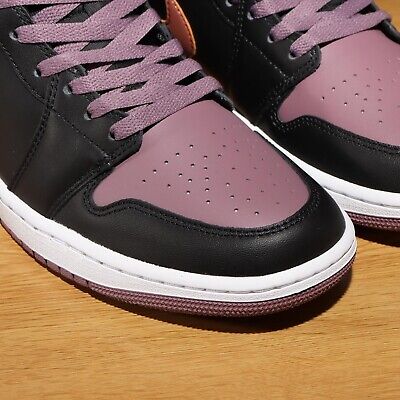 NEW Nike Air Jordan 1 Mid SE Shoes Black Sky J Mauve FB9911 NEW Nike Air Jordan 1 Mid SE Shoes Black Sky J Mauve FB9911