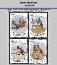 Football Soccer In World Cup And Olympics G., 20 Stamps - MNH / CTO - Cat.$16.92