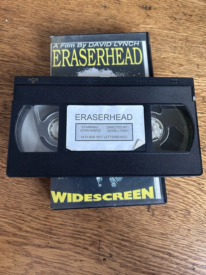 Eraserhead Vhs David Lynch 1977 Widescreen Japanese Subtitles Bootleg/Comicon — 第 3/3 张图片