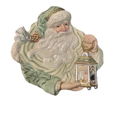 Gorgeous Fitz Floyd Classics Collectible Vintage Gregorian Santa Canape Plate