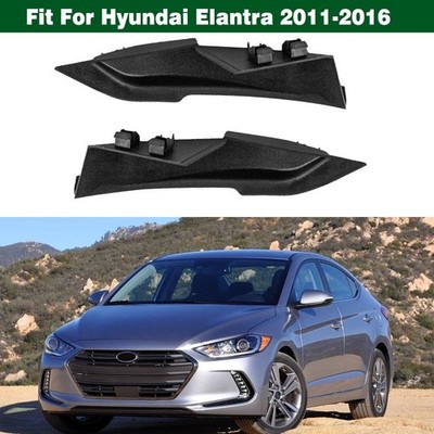 Pair Front Wiper Side Cowl Extension Covers Trims For Hyundai Elantra 2011-2016