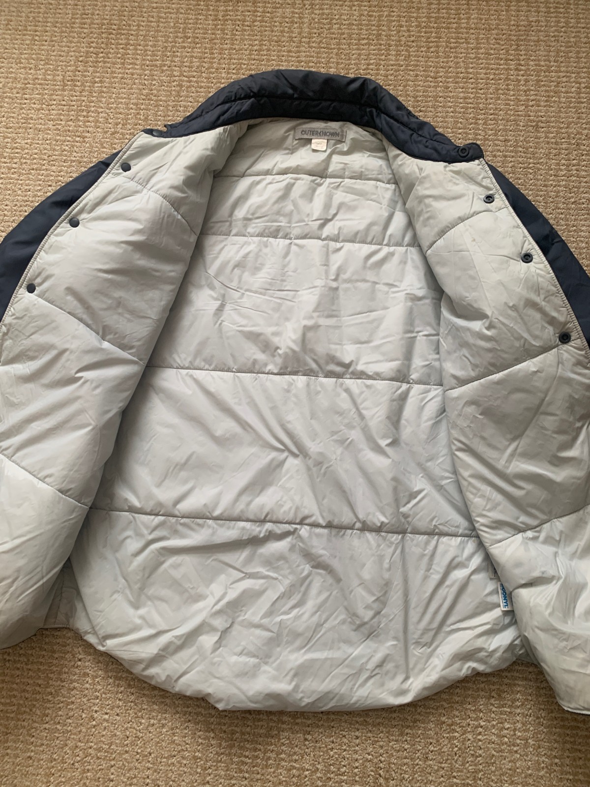 Outerknown Evolution Men’s Nylon Snap Jacket Dark… - image 4