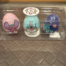 SHOP DISNEY STORE IT'S A SMALL WORLD DISNEYLAND 55TH ANNIVERSARY EGG SET OF 3