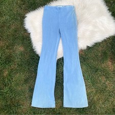 Good American Light Blue Flared Pants 2