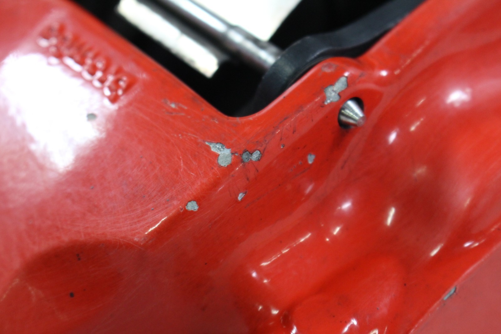Ferrari 458 Spider Rear Right Brake caliper Red P/N 261787