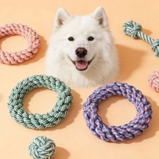 Heavy-Duty Dog Rope Toy Durable Chew Tug Toy for Medium Large Dogs