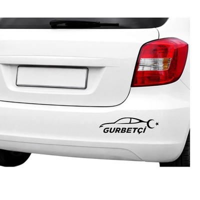 2x Gurbetci Auto Aufkleber   Vinyl Sticker Wetterfest 20x5,56cm