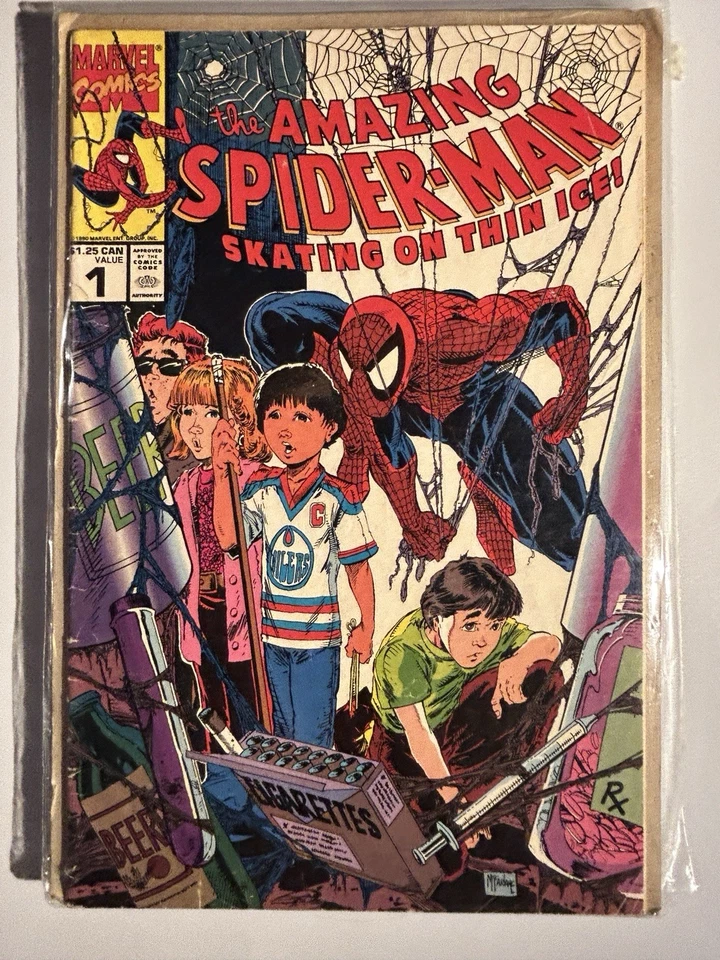 The Amazing Spider-Man (Drugs And Safety Series) #1-5 Complete Series - 1990 - Image 3 of 4