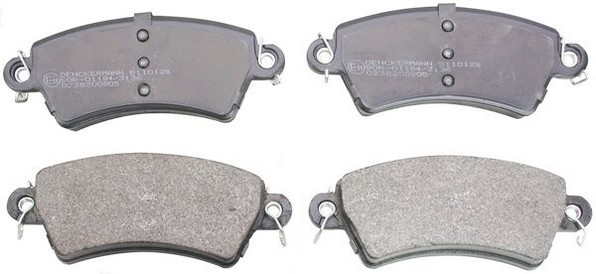 Denckermann BremsbeläGe BremsklöTze Vorne FüR Peugeot 206 CC 2D 1.6 16V B110128-image