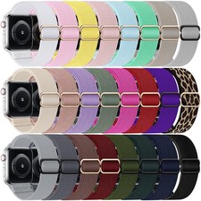 24 Pack Stretchy Nylon Band with Apple Band 38mm 40mm 41mm 42mm 44mm 45mm 46m...