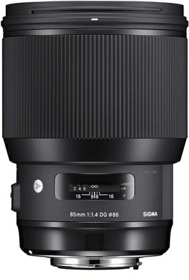 Used () Sigma 85mm F1.4 DG HSM Lens for Sony FE Mount (Full Frame Mirrorless Com