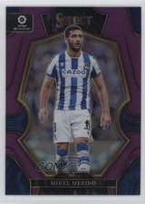 2022 Panini Select La Liga Mezzanine Purple Prizm 75/75 Mikel Merino #171 0i7k