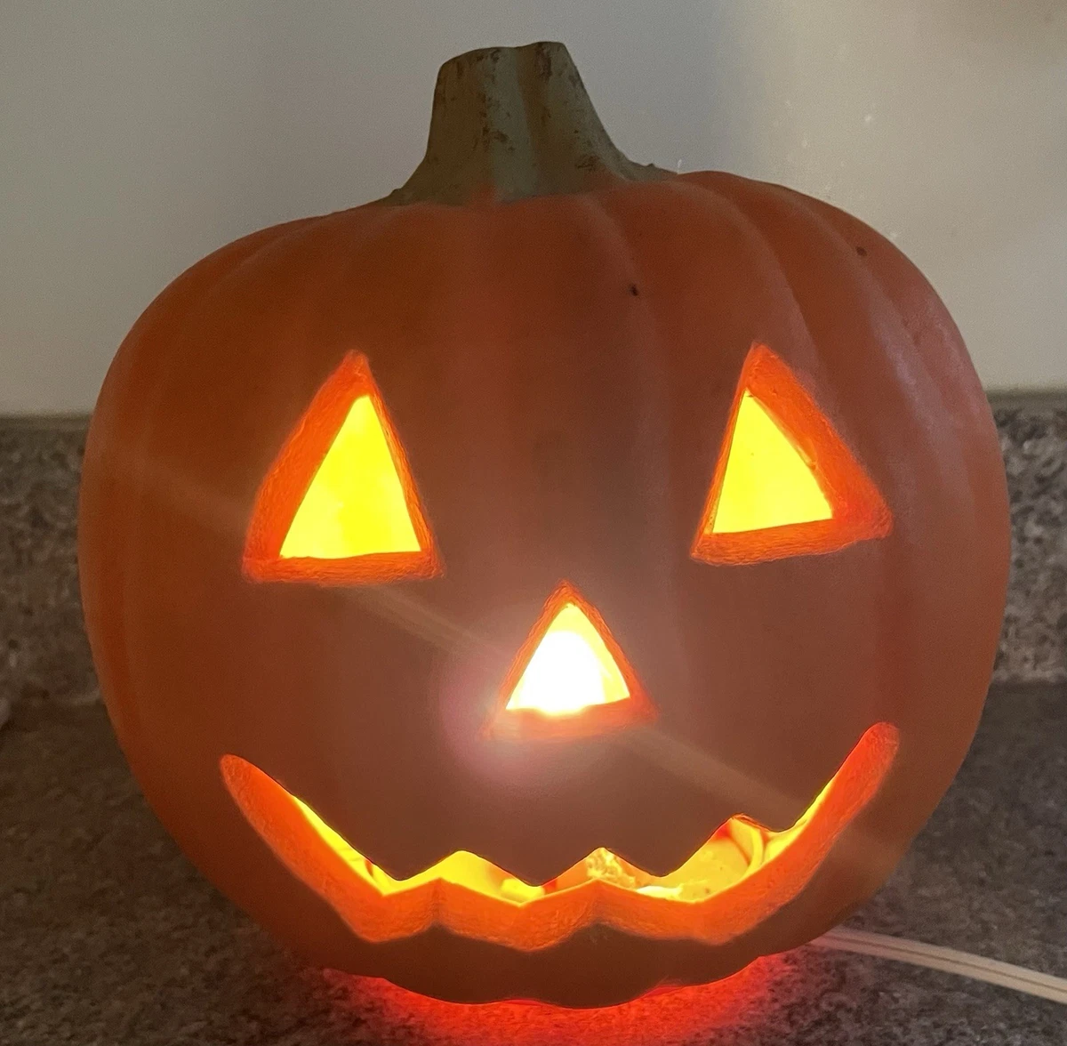 25+ Vintage Blow Mold Pumpkin In Halloween Lights (1960-1990) for
