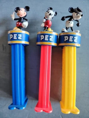 PEZ lot de 3 Mickey Disney + support à PEZ - Photo 1/2