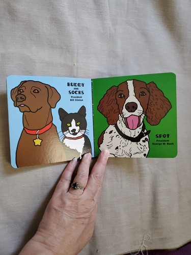 White House Pets by Pigment & Hue, Inc. 2008 Board Book Illustr. Howard Kurtz - Imagen 8 de 13