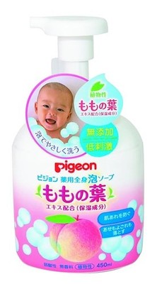 Pigeon Whole Body Foam Soap, Moisturizing, 450ml Japan^