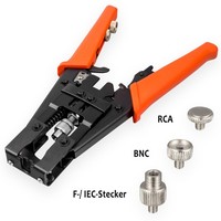 Kompressionszange FüR F Stecker Iec Bnc Rca Cinch Kompressionsstecker Crimpzange
