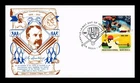 US COVER OLYMPIC BASEBALL FDC SCOTT 2619 COMBO THERMOGRAPHED AFDCS CACHET