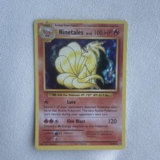 Pokémon Ninetales 15/108 Evolutions Holo Rare Stage 1 100 HP Fire Blast Card