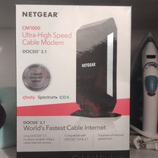 NETGEAR CM1000 CM1000-100NAS DOCSIS 3.1 Cable Modem 1Gbps Xfinity