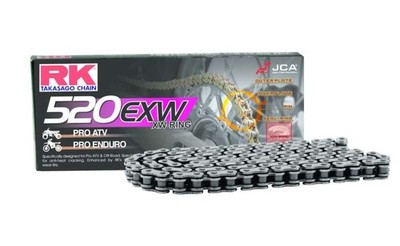 RK Chain 520EXW-120L XW-Ring Powersports Chain for Offroad Vehicles