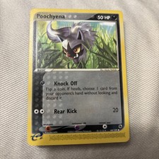Poochyena 64/109 Ruby and Sapphire Regular MP  e-reader Atsuko Nishida e series