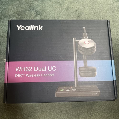 Yealink WH62 Duo UC Wireless Noise Canceling Headset USB Enabled Desk Phones - Afbeelding 3 van 3