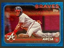 2024 Topps Series 1 Orlando Arcia #88 Blue Holo Foil /999