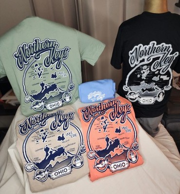 Northern Keys Logo LLC Unisex Crew Neck T-shirts Silk Screen Print Bella-Canvas