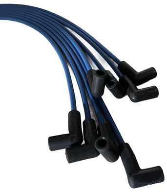 HEI Distributor + Spark Plug Wire Set For Dodge Mopar V8 318 340 360 1975-1988