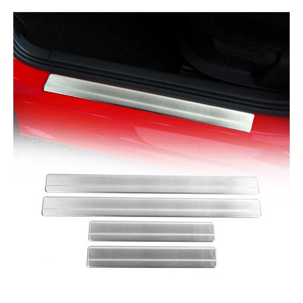 Einstiegsleisten TüRschweller FüR Vw Polo 1994-2001 Edelstahl Chrom 4Tlg-image