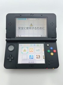 [A-rank] New Nintendo 3DS console Black with Charger/Stylus